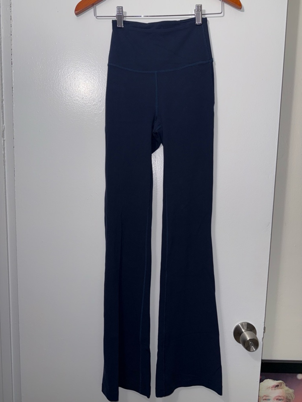 Blue Lululemon Flared leggings
